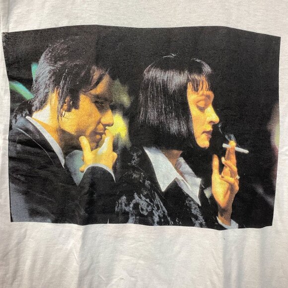 Pulp Fiction Mia Wallace and Vincent Vega T-Shirt Small - Picture 2 of 5